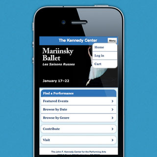 Kennedy Center Mobile Website