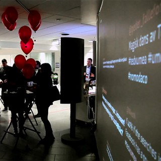 TEDx Umeå Twitter Wall