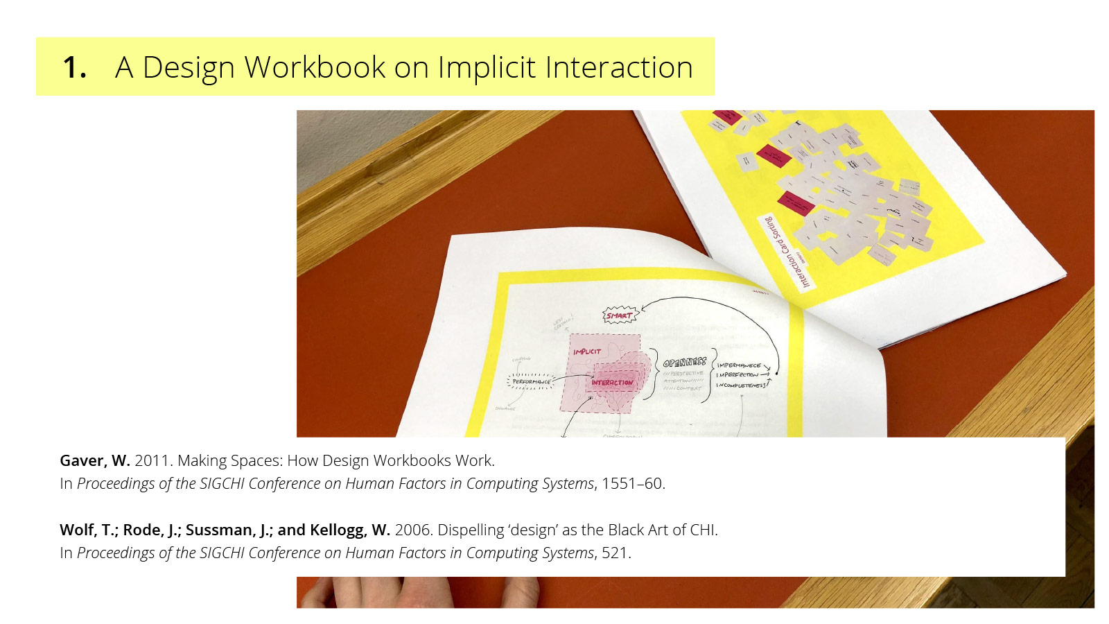 UX of AI presentation - design workbook
