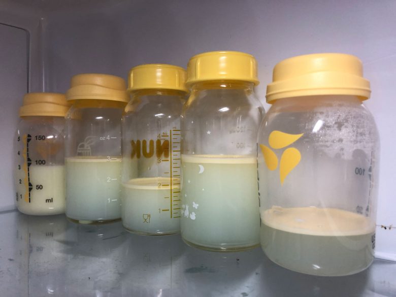 Saving unusuable breastmilk to preserve